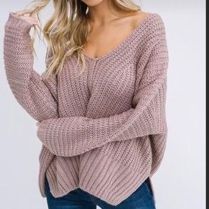 Listicle Evangeline Sweater by Rosie Daze NWT